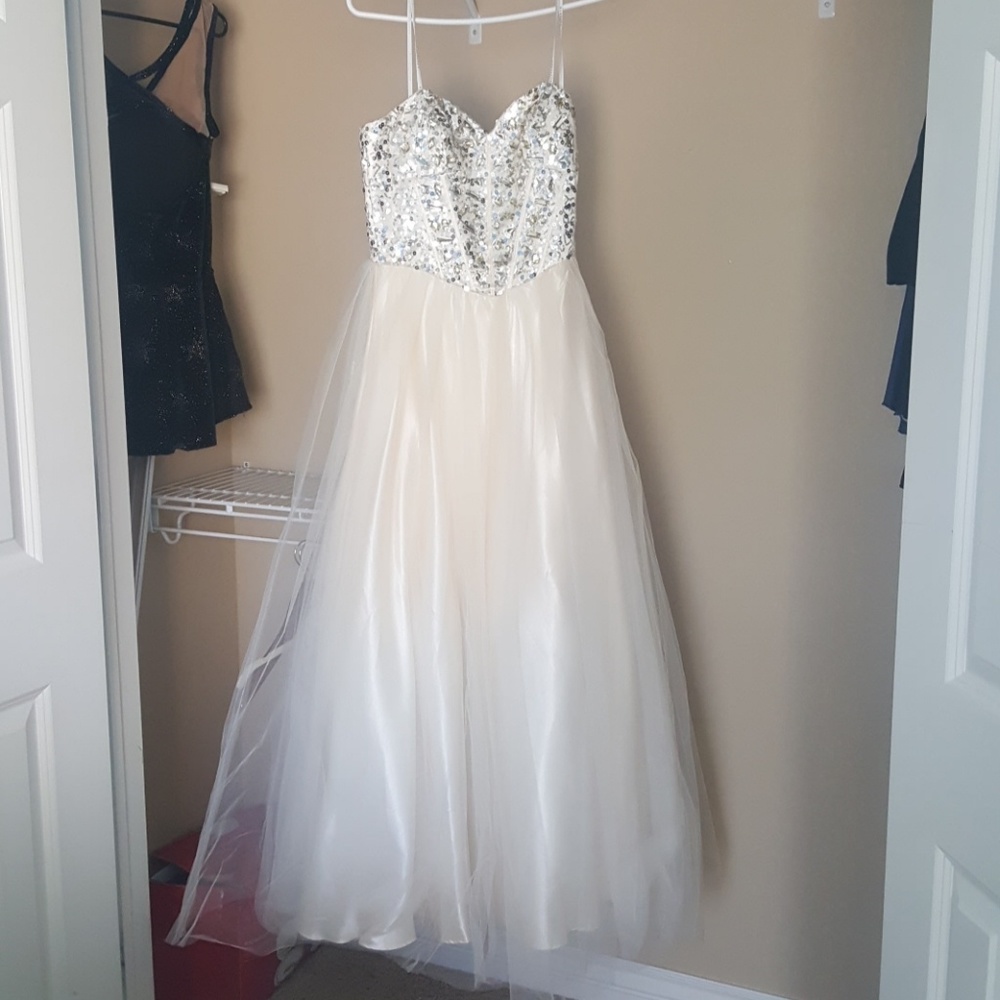 Strapless Prom Dress